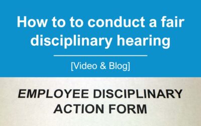 7 Steps on how to to conduct a fair disciplinary hearing