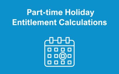 How do I calculate holiday entitlement for Part-time workers?