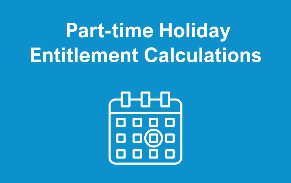 How do I calculate Holiday Entitlement for Part-time Workers